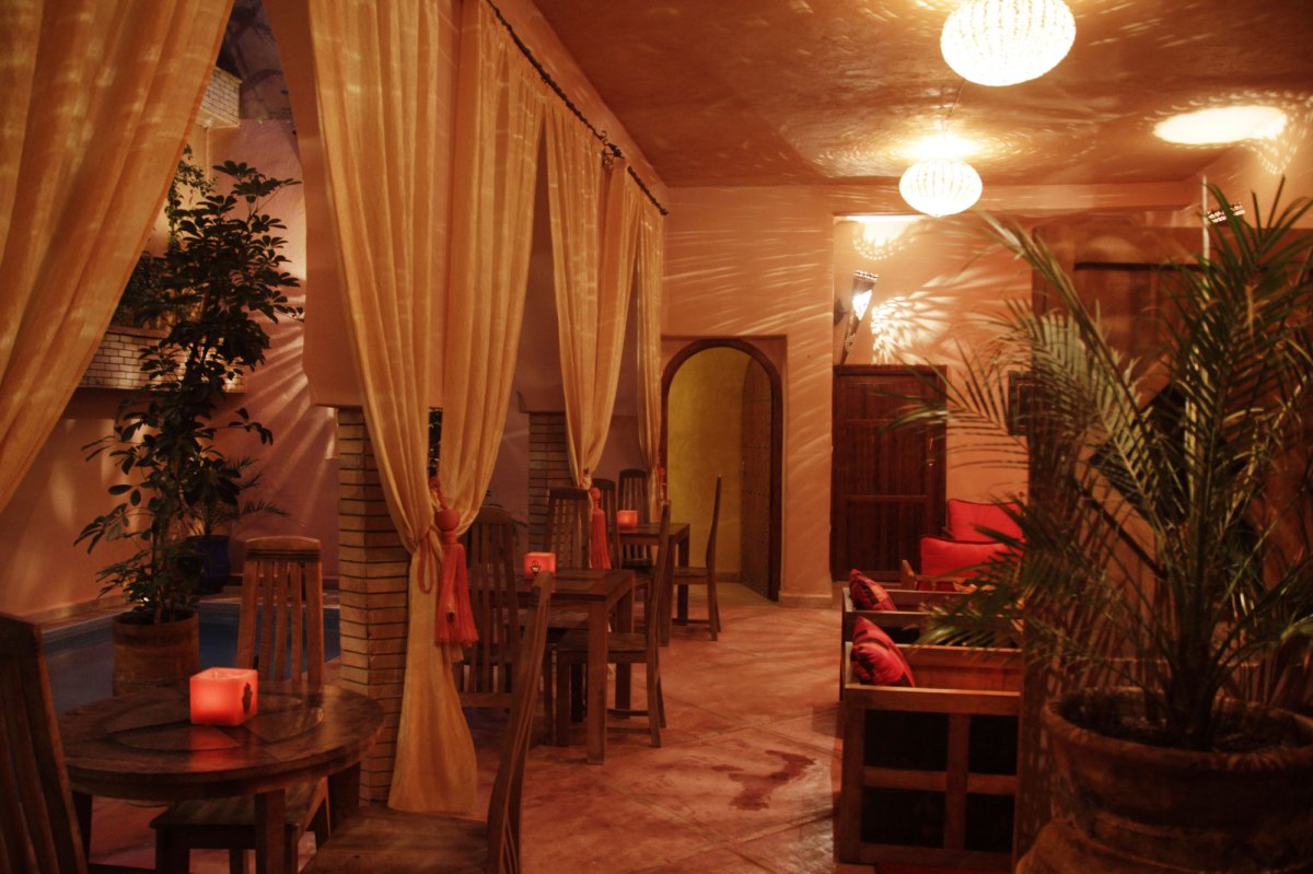 Salon du riad Azenzer