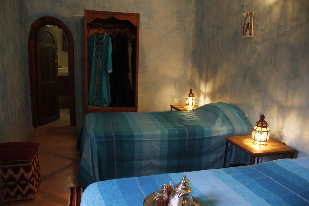 Chambre familiale au Riad Azenzer