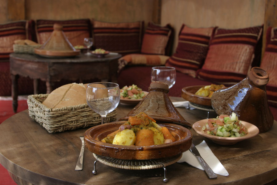 Déjeuner et dîner marocains